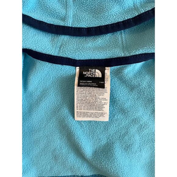 The North Face Color Block Fleece Zip Hoodie/Jacket Size 3 - 6 Months - Picture 2 of 5